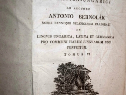 Anton Bernolák - Repertorium Lexici : Slavici-Bohemico-Latino-Germanico-Ungarici