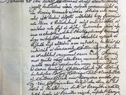 Archivovaný list od Ladislav Ocskay -a (Ocskay László) barónovi Ebergény -imu 001