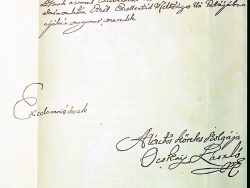 Archivovaný list od Ladislav Ocskay -a (Ocskay László) barónovi Ebergény -imu 002