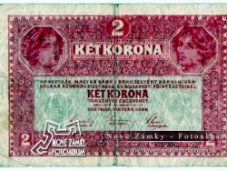 Nové Zámky Historické Peniaze - 2 Korona rub