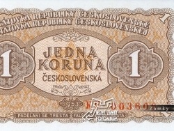 Nové Zámky Historické Peniaze - 1.- Kcs 1953 líc