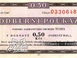 Nové Zámky Historické Peniaze - 0.50 Bonu