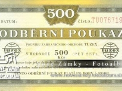 Nové Zámky Historické Peniaze - 500 Bonov