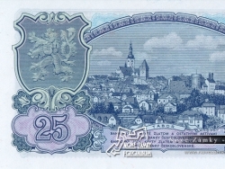 Nové Zámky Historické Peniaze - 25.- Kcs 1953 rub