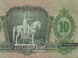 Nové Zámky Historické Peniaze - 10 Pengö rub