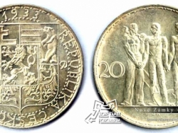 Nové Zámky Historické Peniaze - 20.- Kčs 1933