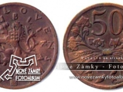 Nové Zámky Historické Peniaze - 50.- Halierov 1949