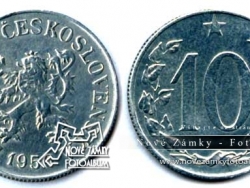 Nové Zámky Historické Peniaze - 10.- Halierov 1956
