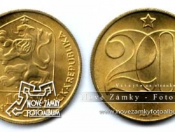 Nové Zámky Historické Peniaze - 20.- Halierov 1989