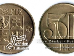 Nové Zámky Historické Peniaze - 50.- Halierov 1991