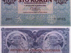 Nové Zámky Historické Peniaze - 100.- Kcs 1919
