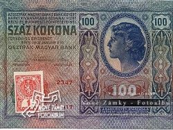 Nové Zámky Historické Peniaze - 100.- Kcs 1919 a