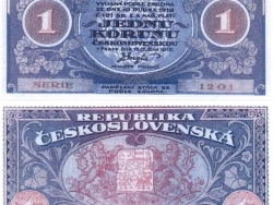 Nové Zámky Historické Peniaze - 1.- Kcs 1919 b