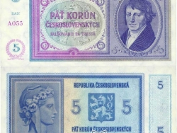Nové Zámky Historické Peniaze - 5.- Kcs 1938