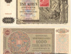 Nové Zámky Historické Peniaze - 1000.- Ks 1940