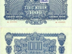 Nové Zámky Historické Peniaze - 1000.- Kčs 1944