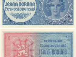 Nové Zámky Historické Peniaze - 1.- Kčs 1946