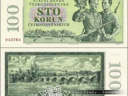 Nové Zámky Historické Peniaze - 100.- Kčs 1962
