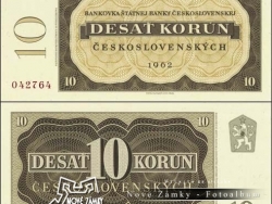 Nové Zámky Historické Peniaze - 10.- Kč 1962