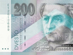 Nové Zámky Historické Peniaze - 200 Korún Slovenských líc / Anton Bernolák