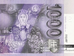 Nové Zámky Historické Peniaze - 1000 Korún Slovenských rub