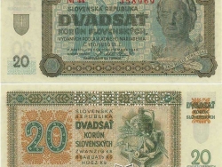 Nové Zámky Historické Peniaze - 20.- Ks 1942