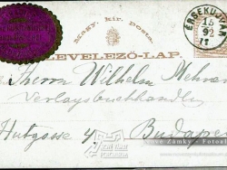 Pošta Nové Zámky 1915