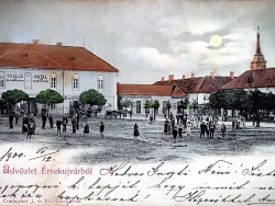 Nové Zámky - HOTEL Zlatý Lev r. 1900