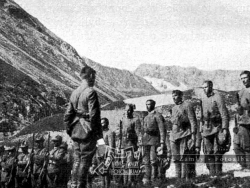 Nové Zámky Vojnové udalosti - Podplukovník talianskych legií Jiřího Jelínka, bol zabití v boji o Nové Zámky v roku 1919