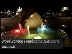 VIDEO Album Nové Zámky Fontána na Hlavnom námestí v Nových Zámkoch