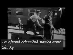 Povojnová Železničná stanica Nové Zámky 1.4.1966
